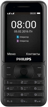 Philips E181 Xenium Dual Sim Black Philips E181 Xenium Dual Sim Black